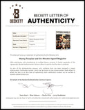 Manny Pacquiao & Erik Morales Autographed Boxing World Magazine Beckett #AC56923