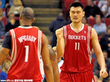 Yao Ming Signed Houston Rockets Jersey (Beckett) #1 Overall Pick 2002 NBA Draft