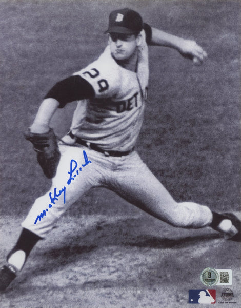 Tigers Mickey Lolich Authentic Signed 8x10 Vertical Photo BAS #BU87716