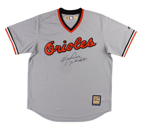 Boog Powell Signed Orioles Cooperstown Grey Jersey with "1970 AL MVP" Insc