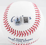 Brian Jordan Autographed Rawlings OML Baseball - Beckett W Hologram *Blue