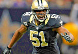 Jonathan Vilma Signed New Orleans Saints Pro Cut Jersey (JSA) Super Bowl XLIV LB