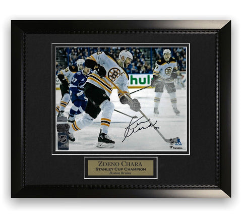 Zdeno Chara Signed Autographed 8x10 Photograph Framed to 11x14 NEP