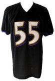 Terrell Suggs Signed/Auto Black Custom Football Jersey Ravens JSA 203383