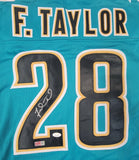 FRED TAYLOR AUTOGRAPHED SIGNED PRO STYLE XL JERSEY w/ JSA STICKER ONLY