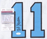 Bob McAdoo Signed Buffalo Braves White Home Jersey (JSA COA) Hall of Fame 2000
