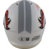 Nik Bonitto Autographed/Signed Denver Broncos Alt 2024 Mini Helmet Beckett 49124