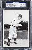 Yankees Roger Maris Signed 3.5x5.5 Postcard Auto Graded Ex-MT 6 PSA/DNA Slabbed
