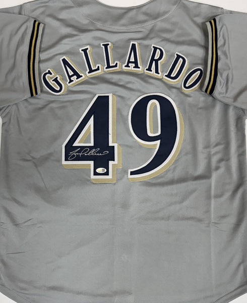 YOVANI GALLARDO Signed Custom Replica Gray Jersey AUTO - JSA