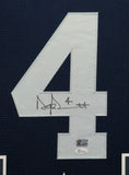 FRAMED DALLAS COWBOYS DAK PRESCOTT AUTOGRAPHED SIGNED JERSEY JSA COA