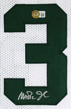 Michigan State Magic Johnson Authentic Signed White Jersey BAS Witnessed