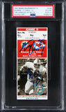 Tony Gonzalez Signed "1st NFL TD!" 1997 Ticket Stub Grade EX 5 Auto 10! PSA Slab