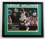 Venus Williams Signed Framed & Matted Photo Display (PSA & Online Authentics)