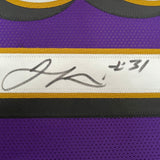 FRAMED Signed JAMAL LEWIS 35x39 Baltimore Purple Jersey JSA COA Auto