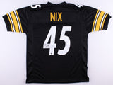 Roosevelt Nix Signed Steelers Jersey (TSE) Starting Pittsburgh Fullback