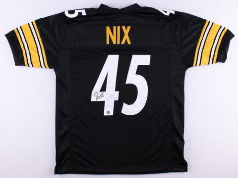 Roosevelt Nix Signed Steelers Jersey (TSE) Starting Pittsburgh Fullback