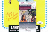 Larry Eisenhauer Wildman Autographed/Inscribed 8x10 Photo Boston Patriots JSA