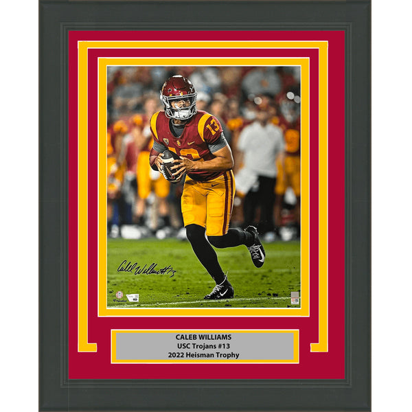 Framed Autographed Caleb Williams USC Trojans 16x20 Photo Fanatics COA