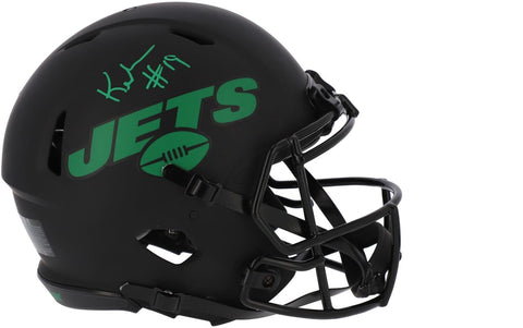 Autographed Keyshawn Johnson Jets Helmet
