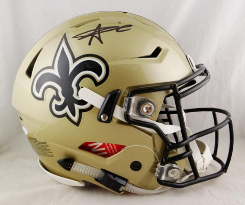 Alvin Kamara Autographed New Orleans Saints F/S SpeedFlex Helmet- JSA W *Black