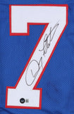 Doug Flutie Signed Buffalo Bills Jersey (Beckett) Boston College Eagles Q.B.