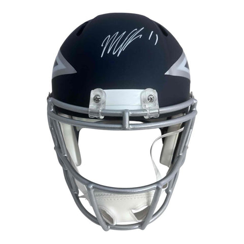 Cowboys Micah Parsons Autographed Signed Amp Speed Rep Helmet - Beckett