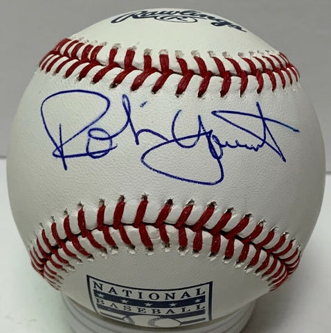 Brewers ROBIN YOUNT Signed Official MLB Hall of Fame LOGO Baseball #1 AUTO
