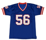 Lawrence Taylor of the New York Giants Autographed Custom #56 Jersey Beckett
