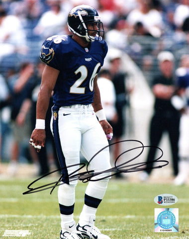Rod Woodson Autographed Baltimore Ravens 8x10 Photo Beckett Wittnessed #2
