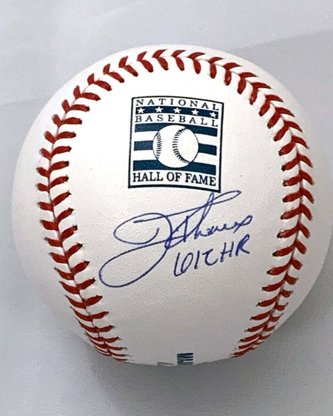 Jim Thome Signed Indians White Sox Phillies MLB HOF Baseball W/612 HR Beckett