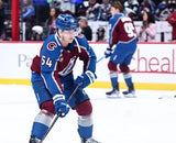 Gavin Brindley Signed Colorado Avalanche / Rockies Throwback Jersey (Beckett)