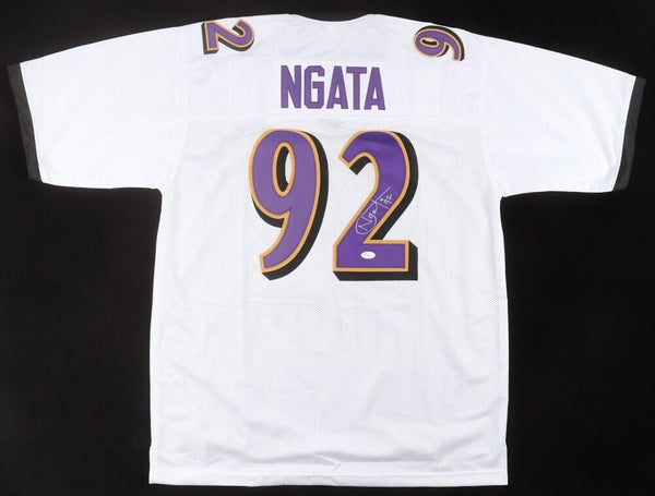 Haloti Ngata Signed Baltimore Ravens Jersey (JSA COA) Super Bowl XLVII Champion