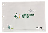 Max Homa Signed 2021 The Northern Trust Golf Flag BAS