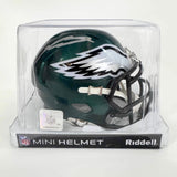 Autographed/Signed Jalen Carter Eagles Green Mini Football Helmet BAS COA