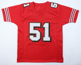 Randy Cross Signed San Francisco 49ers Jersey (JSA) 3xSuper Bowl Champion/Center