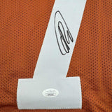 Framed Autographed/Signed Isaiah Bond 35x39 Texas Orange Jersey JSA COA