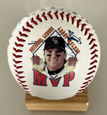 Larry Walker 1997 MVP Commemorative Baseball