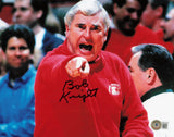 Bobby Knight Autographed 8x10 Photo Indiana Hoosiers Beckett BAS QR #BG02428