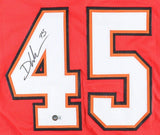 Devin White Signed Tampa Bay Buccaneers Jersey (Beckett) #5 Overall pick 2019 LB