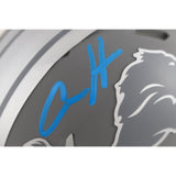 Aidan Hutchinson Autographed Detroit Lions Slate Mini Helmet Beckett 49116