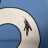 Autographed/Signed Mario Balotelli Manchester City Blue Jersey Beckett COA