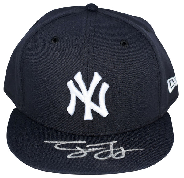 GEORGE LOMBARD JR SIGNED NEW YORK YANKEES NEW ERA ON-FIELD FITTED HAT BECKETT