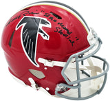ANDRE RISON AUTOGRAPHED FALCONS FULL SIZE AUTHENTIC HELMET BAD MOON BECKETT