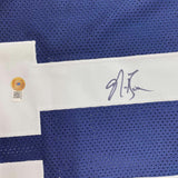 Framed Autographed/Signed NaVorro Bowman 35x39 Penn State Blue Jersey COA