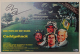 Chevy Chase Autographed 11x17 Caddyshack Movie Poster - Beckett Holo