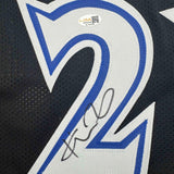 Autographed/Signed Kevin Garnett Minnesota Black Jersey Beckett COA