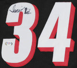 Isaiah Rider Signed Portland Trail Blazers Jersey (PSA COA) 5th Overall Pck 1999