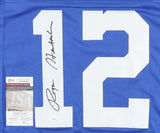 Roger Staubach Signed Dallas Cowboys Jersey (JSA COA) 2xSuper Bowl Champion Q.B.
