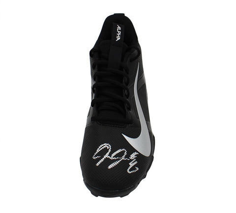 Josh Jacobs Signed Green Bay Packers Nike Alpha Menace 4 Shark Black Cleat