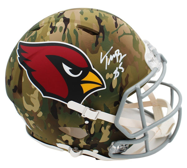 Trey McBride Signed Arizona Cardinals Speed Authentic Camo NFL Helmet